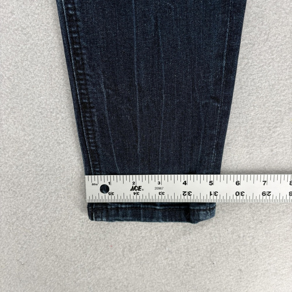 Miss Me Signature Skinny Jeans Womens 26 Blue Dark Wash Mid Rise Stretch Denim - Picture 11 of 14